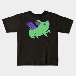 Flying Pig Kids T-Shirt